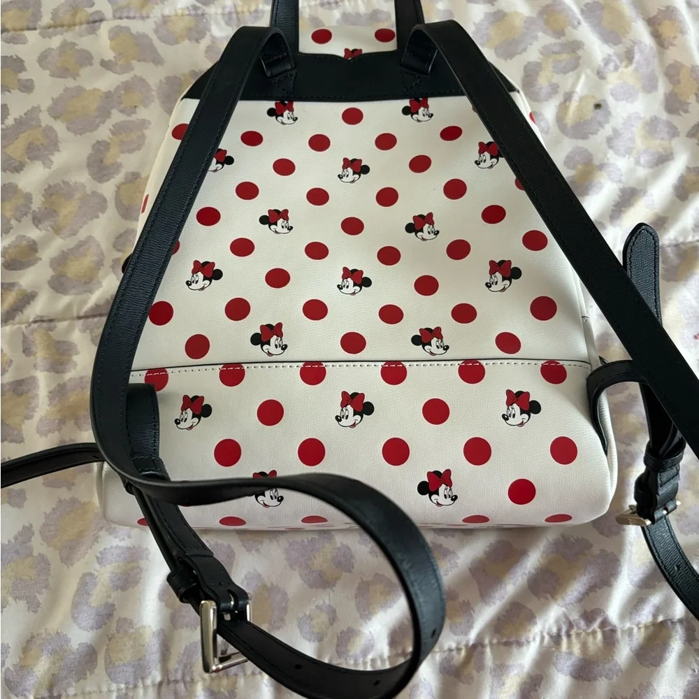 Kate Spade Minnie Mouse mini Backpack LIKE NEW - Picture 5 of 7